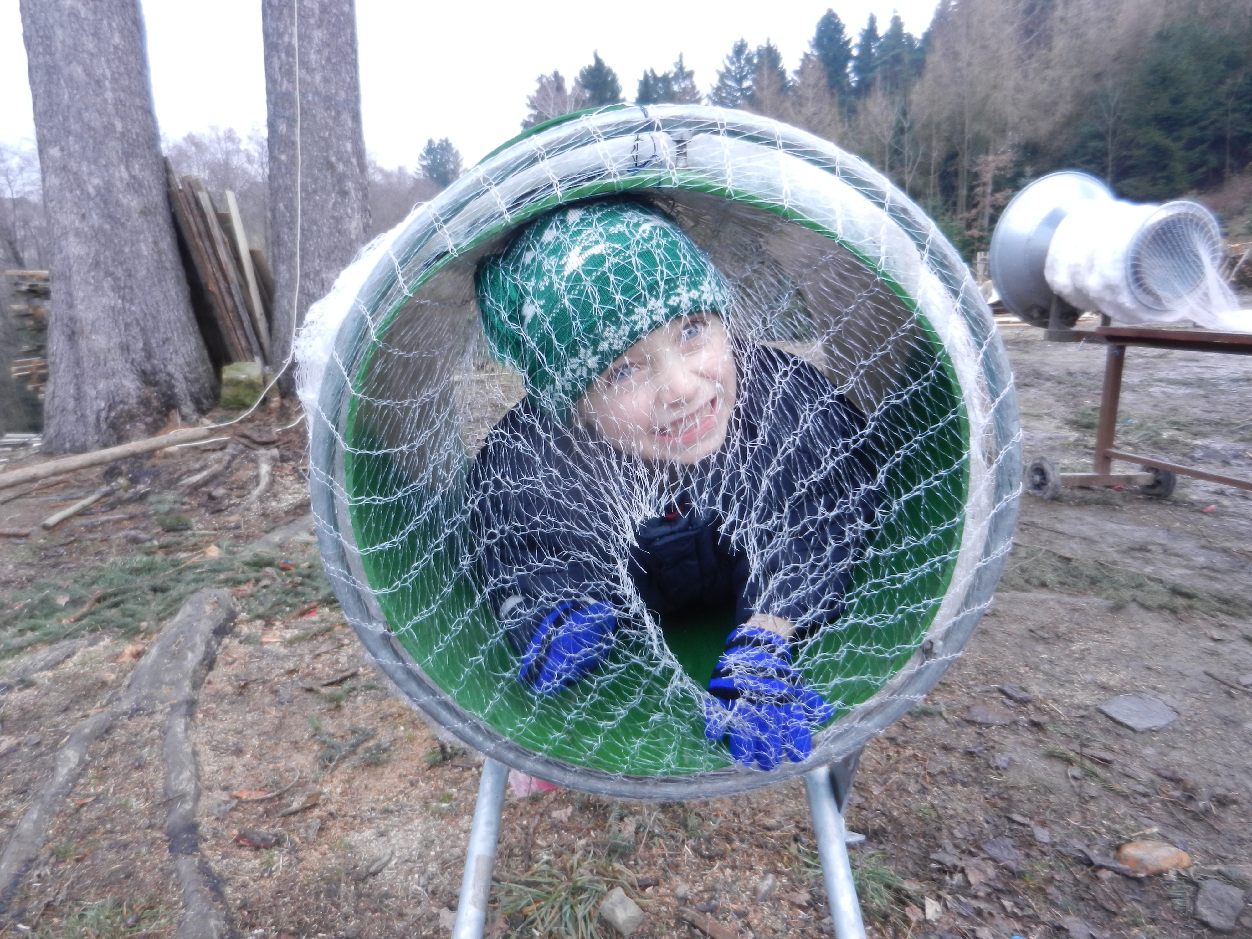 43. Ještě zkouška v další, větší baličce